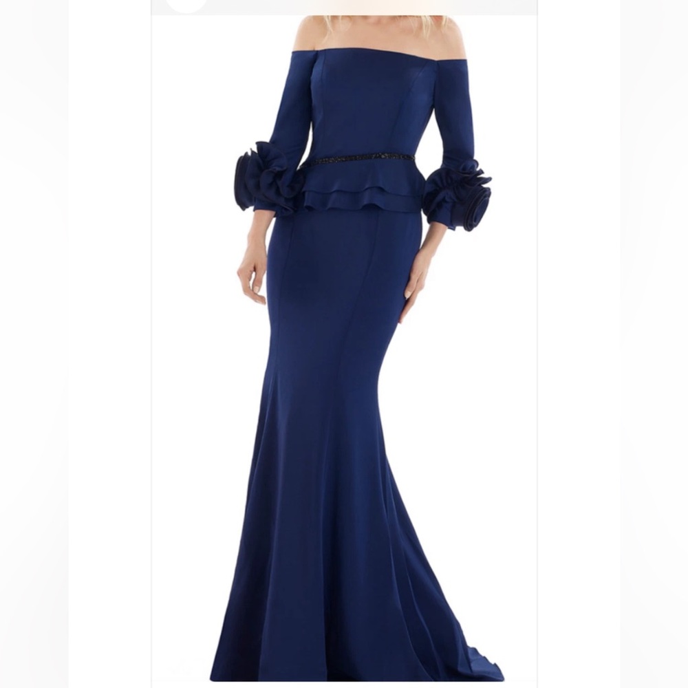 Elegant Navy Blue Maxi Dress